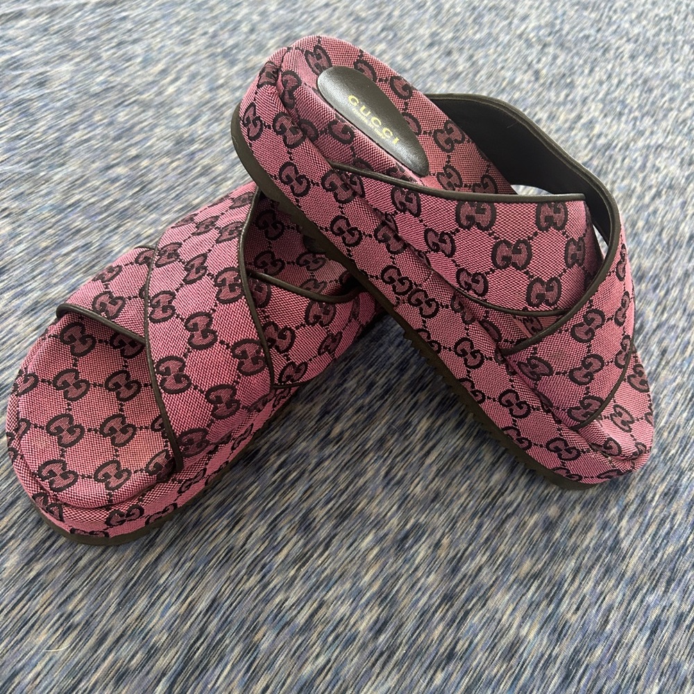 Gucci platform sandals